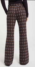 Load image into Gallery viewer, Ottod’Ame Navy &amp; Brown Milano Print Trousers
