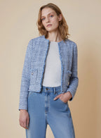PennyBlack Blue Tweed Jacket