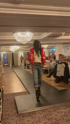 Essentiel Antwerp Red Heart Reversible Bomber