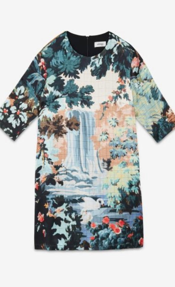 Ottodame Garden Print Shift Dress