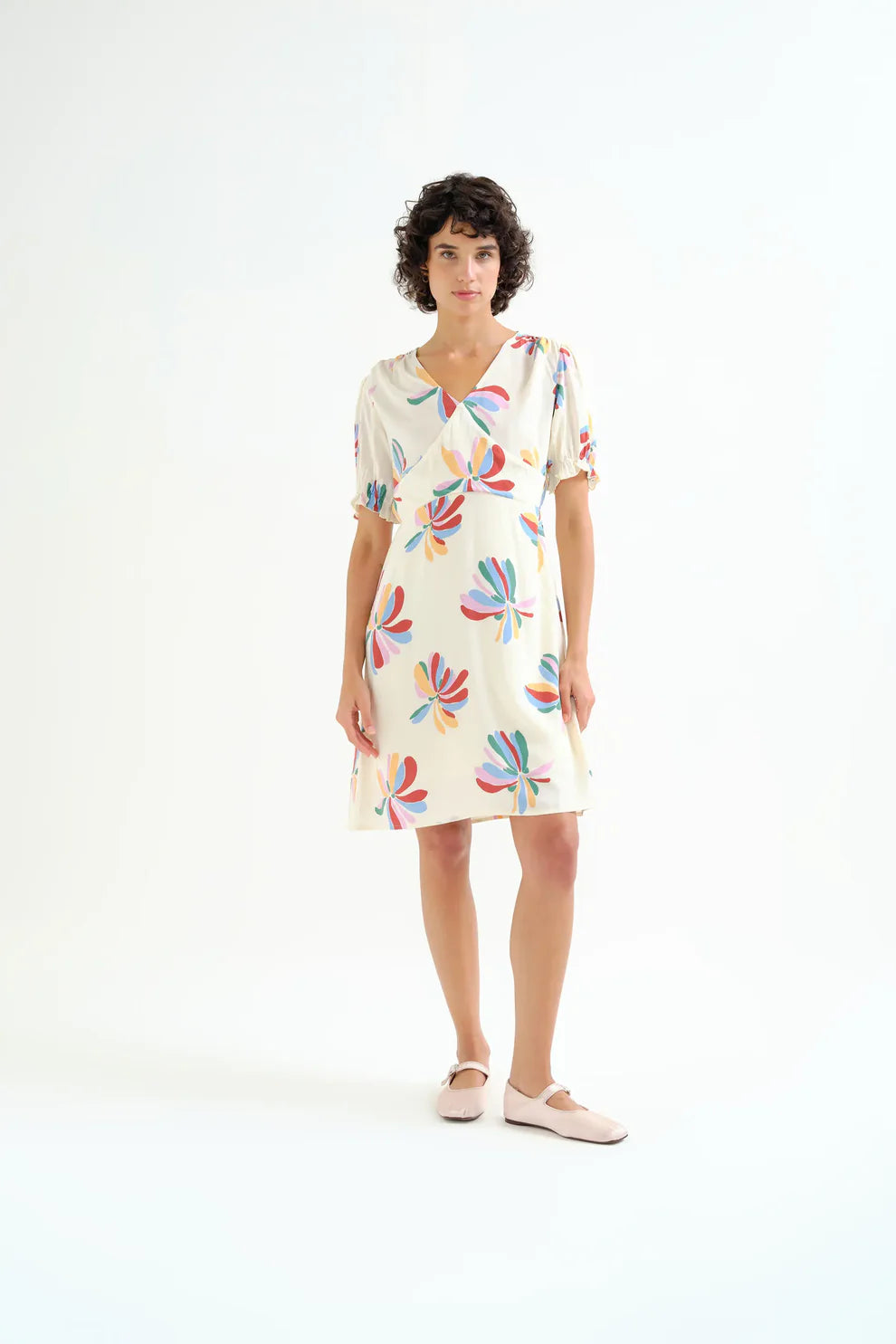 Compañía Floral Print Mini Dress