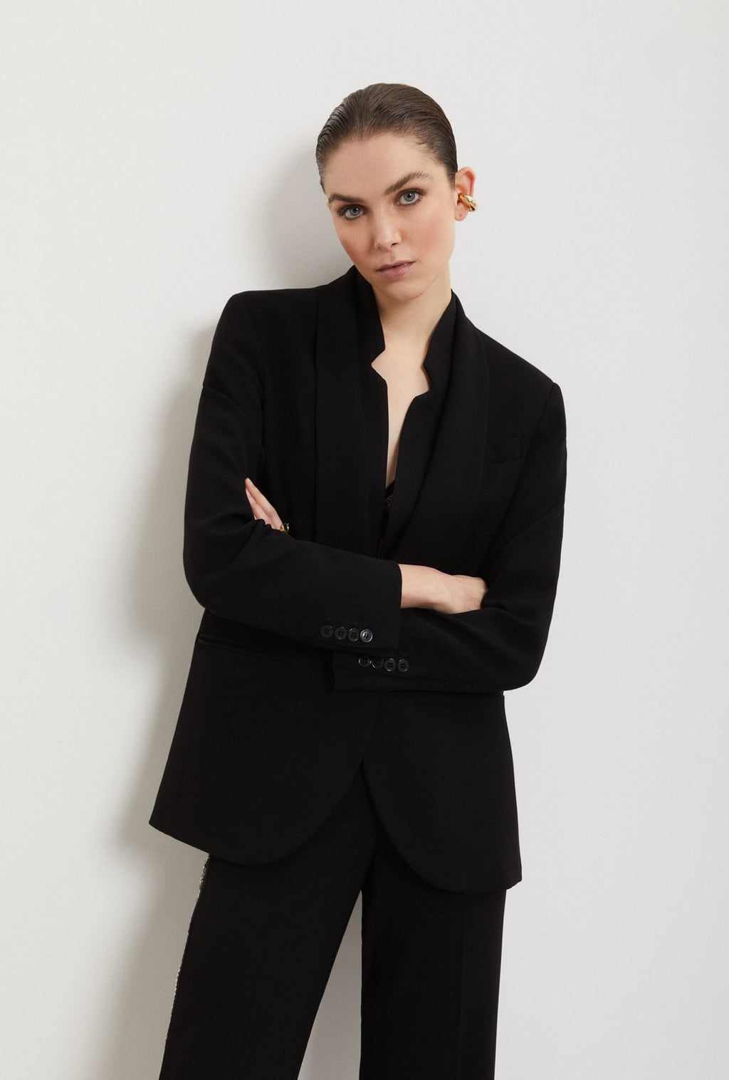 Ottod’Ame Black Smoking Hot Tuxedo Jacket