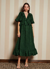 Load image into Gallery viewer, DREAM Sister Jane Dark Green Jacquard Maxi Dress
