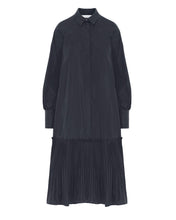 Load image into Gallery viewer, Beatrice B Anthracite Silk Taffeta Dress
