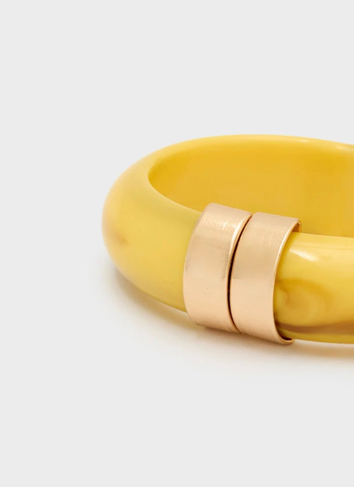 NALI Mustard Yellow Cuff Bangle