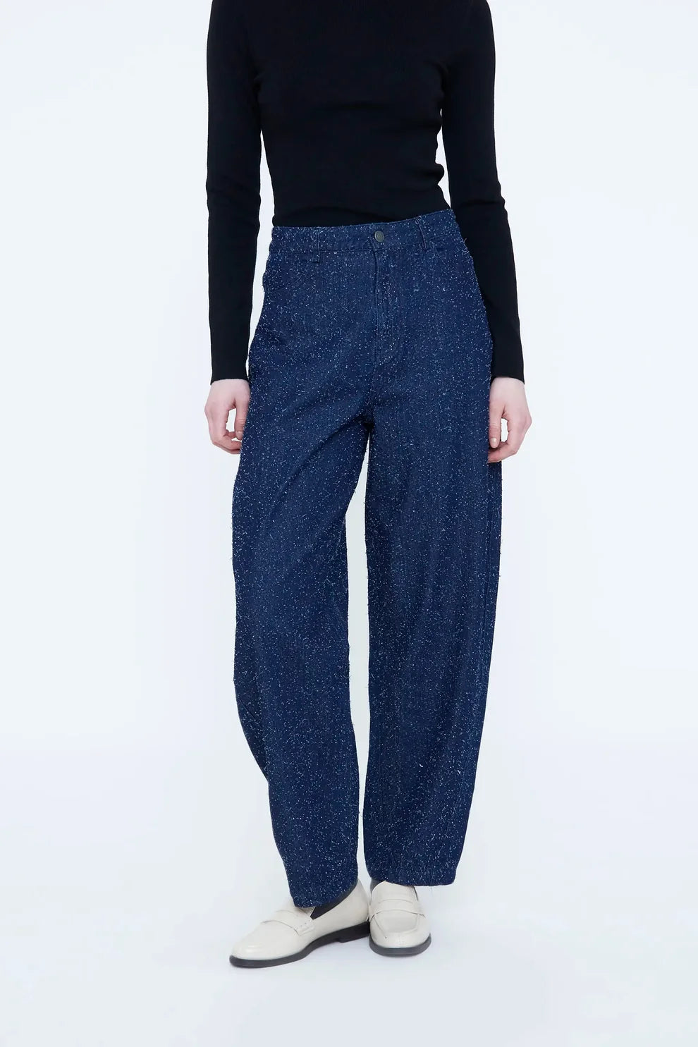 Wild Pony Textured Denim Jeans