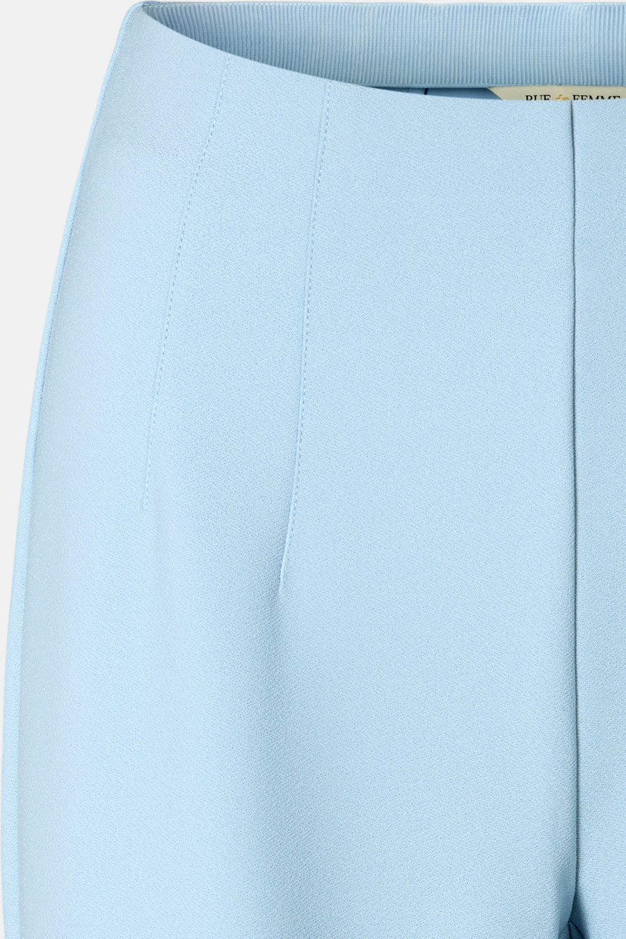 RDF Sky Blue Straight Wide Leg Full Length Trouser