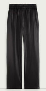 Scotch & Soda Midnight Faux Leather Pants