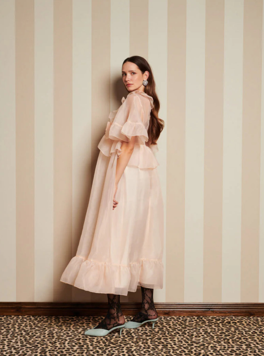 DREAM Sister Jane Peach Organza Dress
