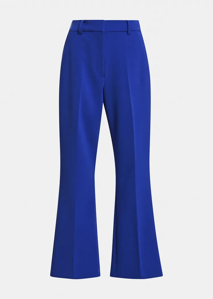 Essentiel Antwerp Cobalt Blue Flared Tailored Trousers