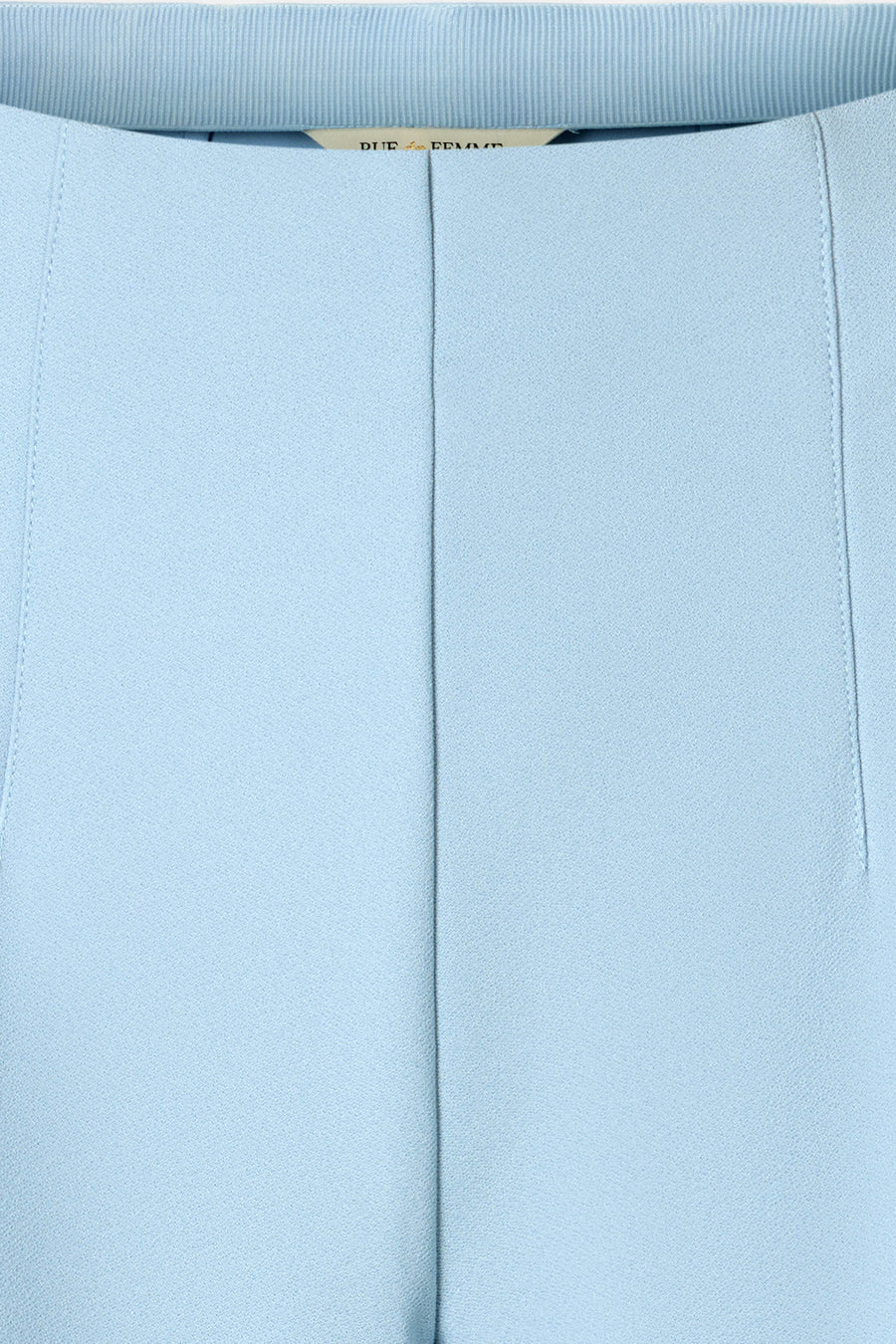 RDF Sky Blue Straight Wide Leg Full Length Trouser