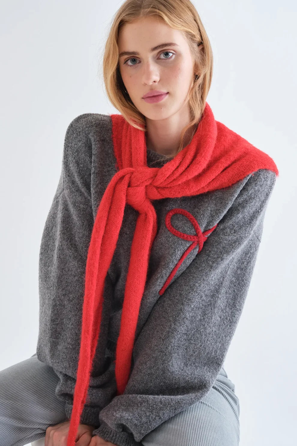 Compañia Fantástica Grey Knit Jumper