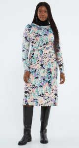 Compania Fantastica Lightweight Multicoloured Splash Print Dress