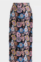 Essentiel Antwerp Floral Jacquard Embellished Pencil Skirt