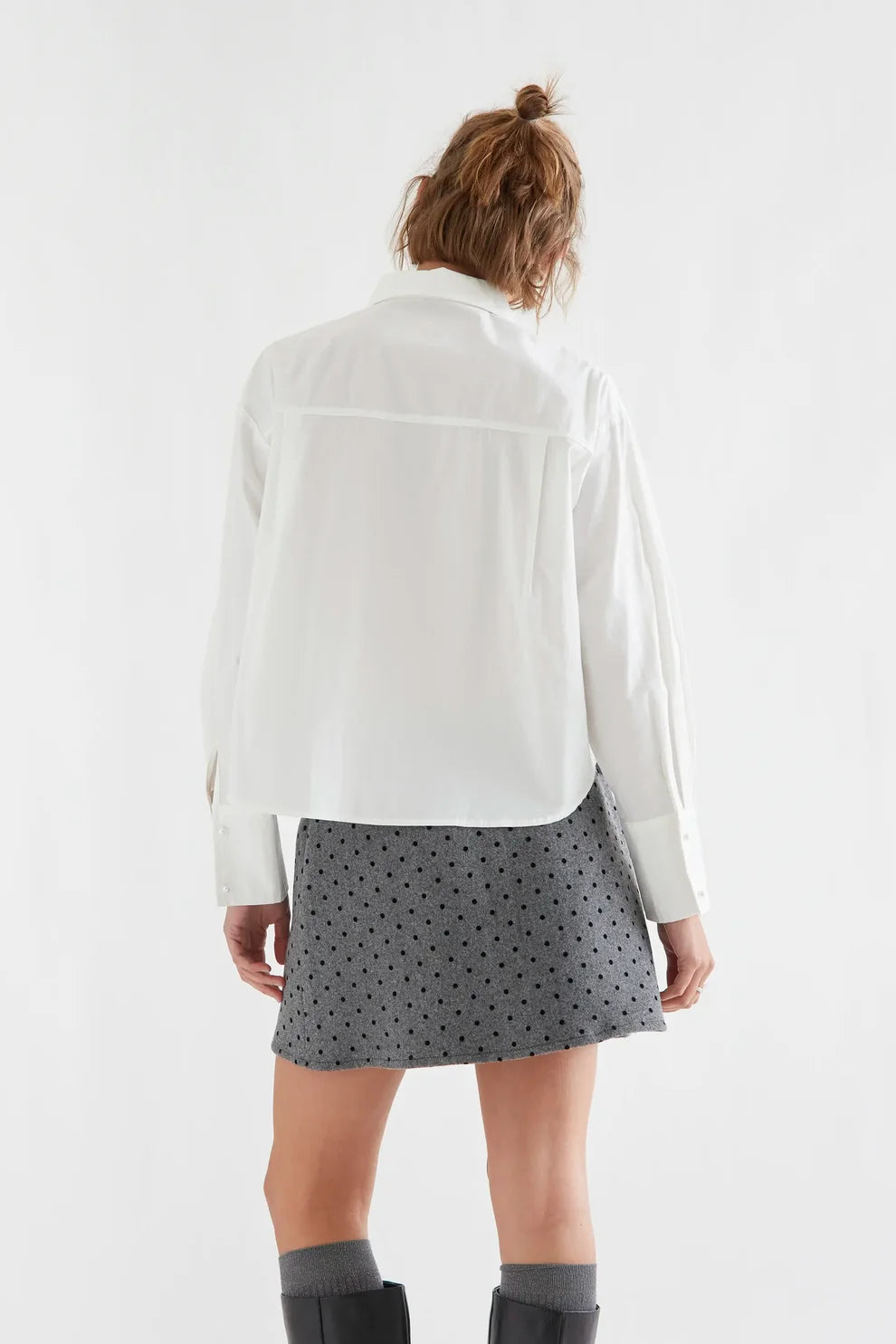 Compañia Fantástica White Tuxedo Shirt