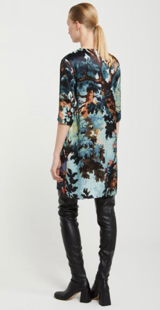 Ottodame Garden Print Shift Dress