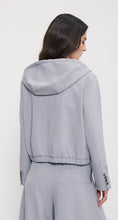 Load image into Gallery viewer, Ottod’Ame Dove Grey Suit Bomber Jacket
