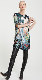 Ottodame Garden Print Shift Dress