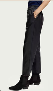 Scotch & Soda Midnight Faux Leather Pants