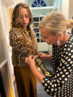 Ottod’Ame Gold Metallic Long Gloves