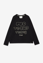 Ottod’Ame Black “No To Bad Things” Sweatshirt