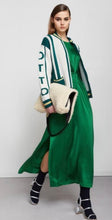 Load image into Gallery viewer, Ottod’Ame Kelly Green Satin Midi Dress
