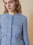 PennyBlack Blue Tweed Jacket