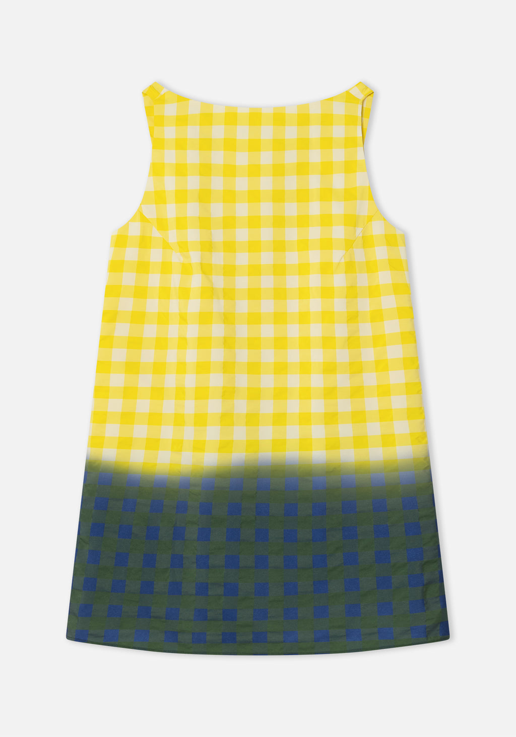 Dr. Bloom Neon Yellow Seersucker Mini Dress