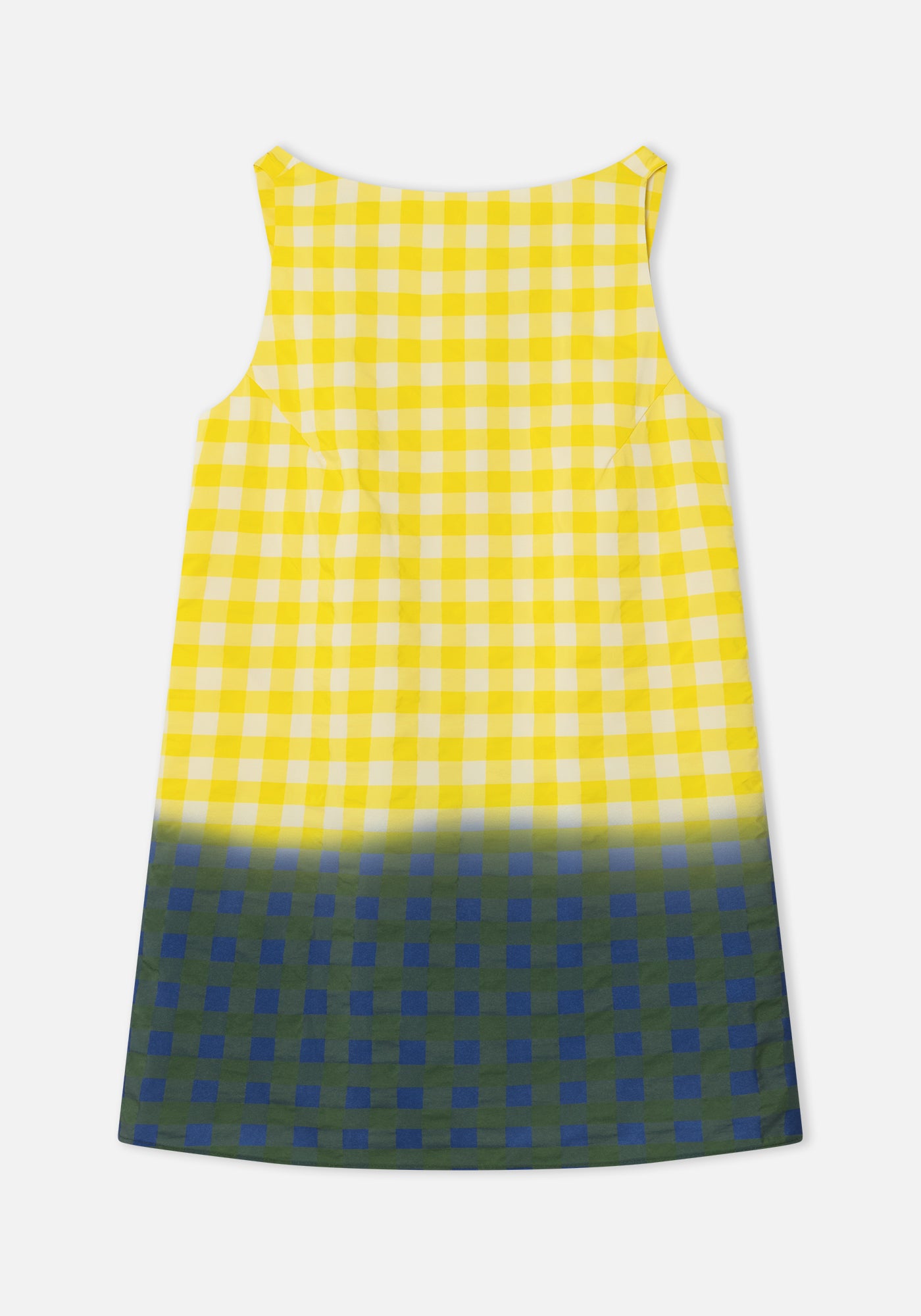 Dr. Bloom Neon Yellow Seersucker Mini Dress