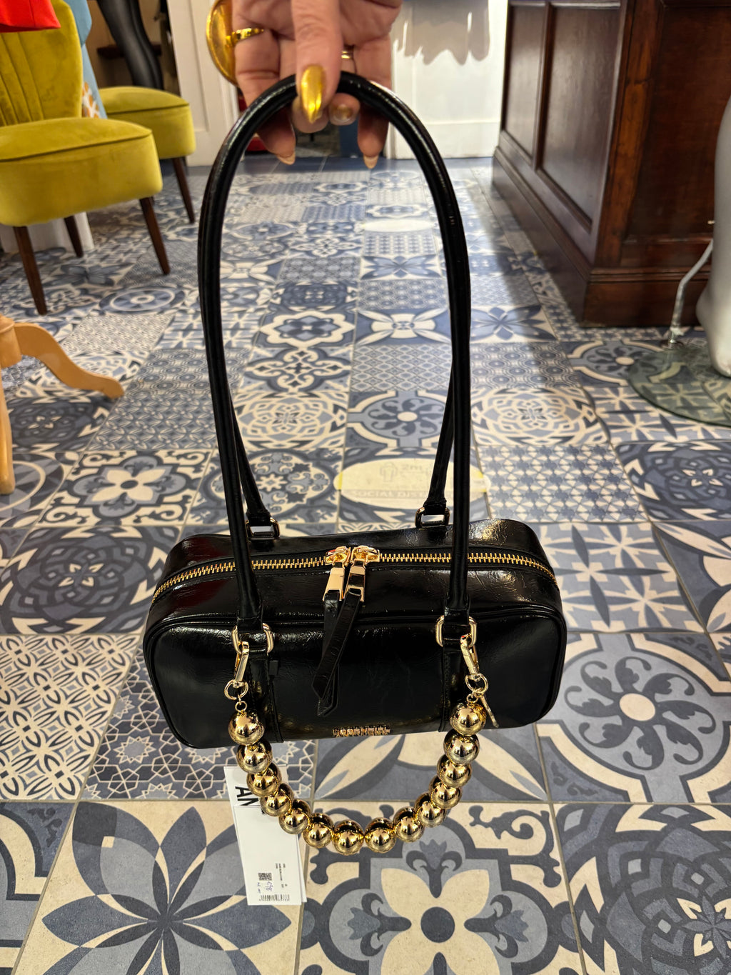 Essentiel Antwerp Chunky Gold Beaded Necklace