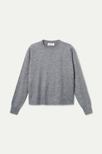Compañia Fantastica Grey Fine Knit Jumper with Multi-Coloured Gems