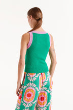 Compañia Fantastica Green Tank Top