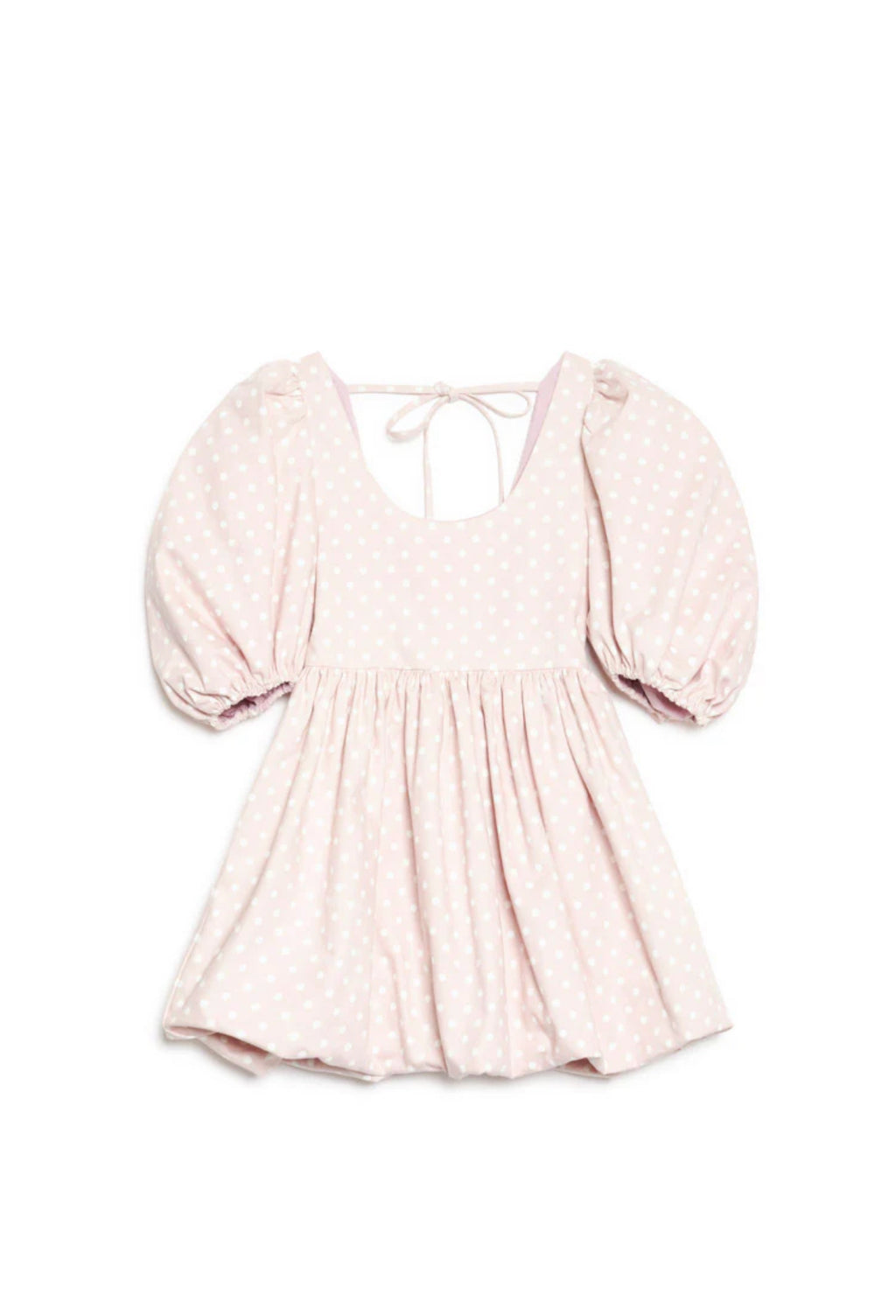 Sister Jane Soft Blush pink  Polka Dot Puff Ball with Polka Dot Dress