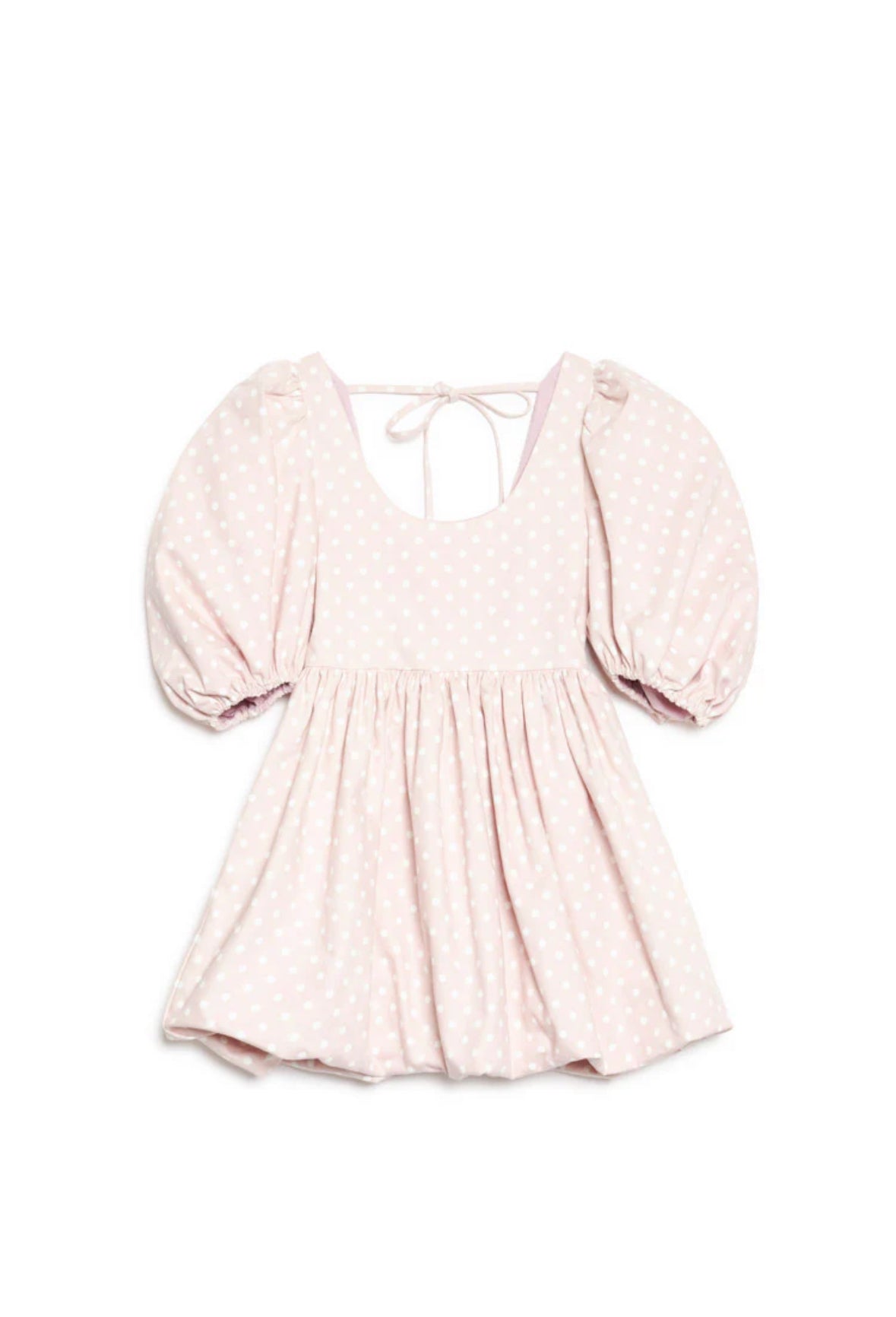 Sister Jane Soft Blush pink  Polka Dot Puff Ball with Polka Dot Dress