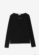 Load image into Gallery viewer, Ottod’Ame Black Lurex Top
