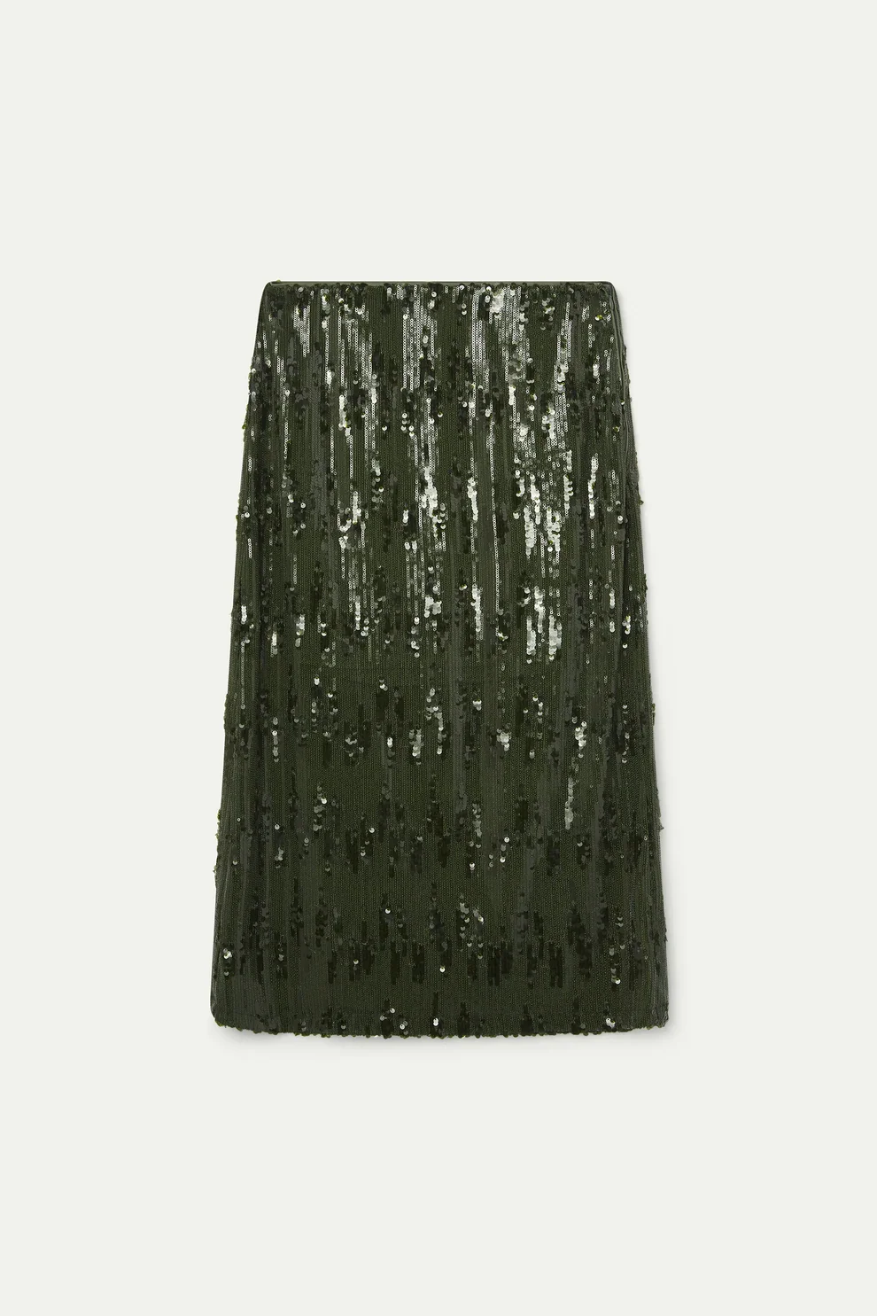 Wild Pony Green Sequin Midi Skirt