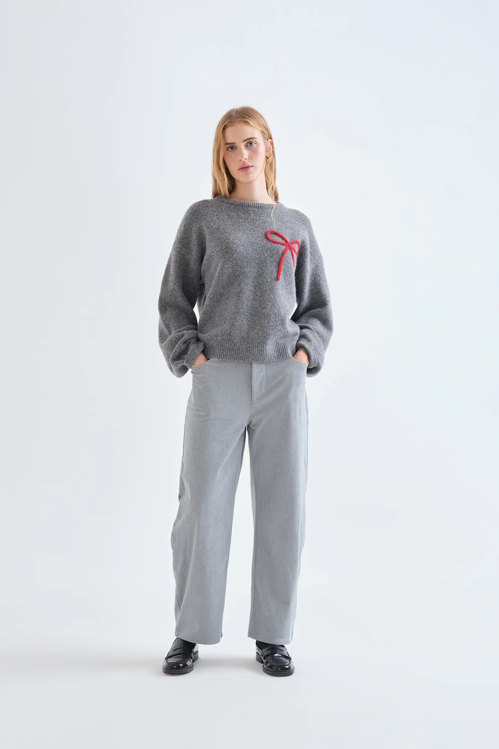 Compañia Fantástica Grey Knit Jumper