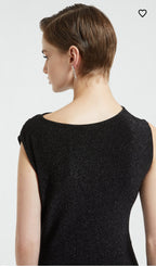 Ottod’Ame Black Lurex Long Dress