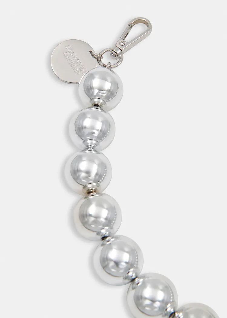 Essentiel Antwerp Chunky Silver Beaded Necklace