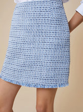 Load image into Gallery viewer, PennyBlack Blue Tweed Skirt
