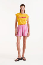 Compañia Fantastica Pink Striped Shorts