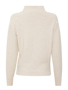 RDF Cream Cowl Neck Sweater