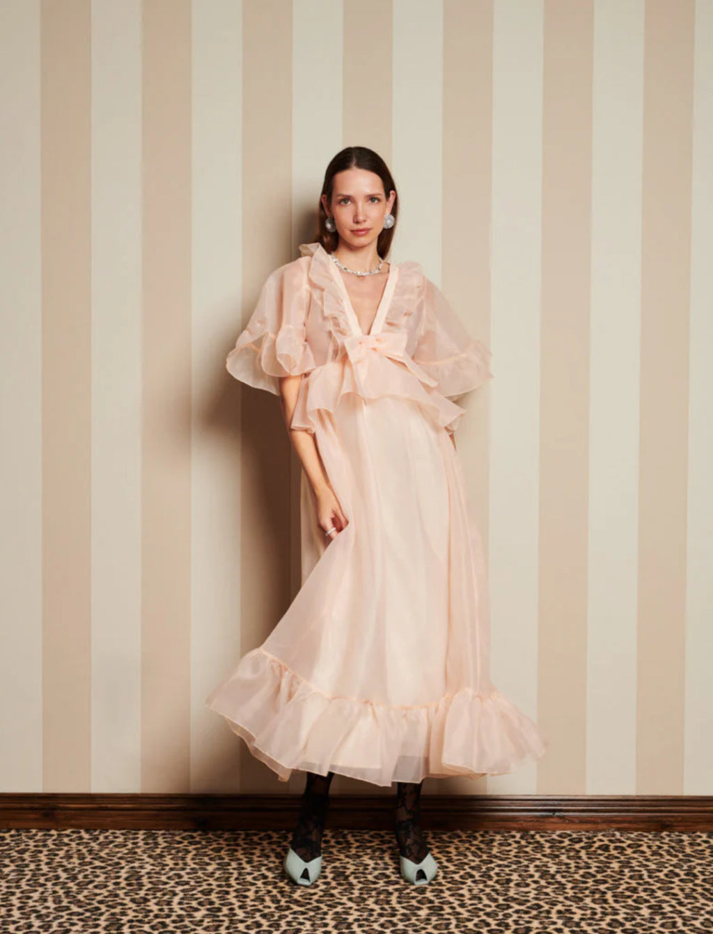 DREAM Sister Jane Peach Organza Dress