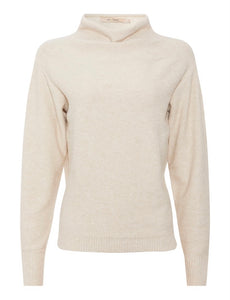 RDF Cream Cowl Neck Sweater