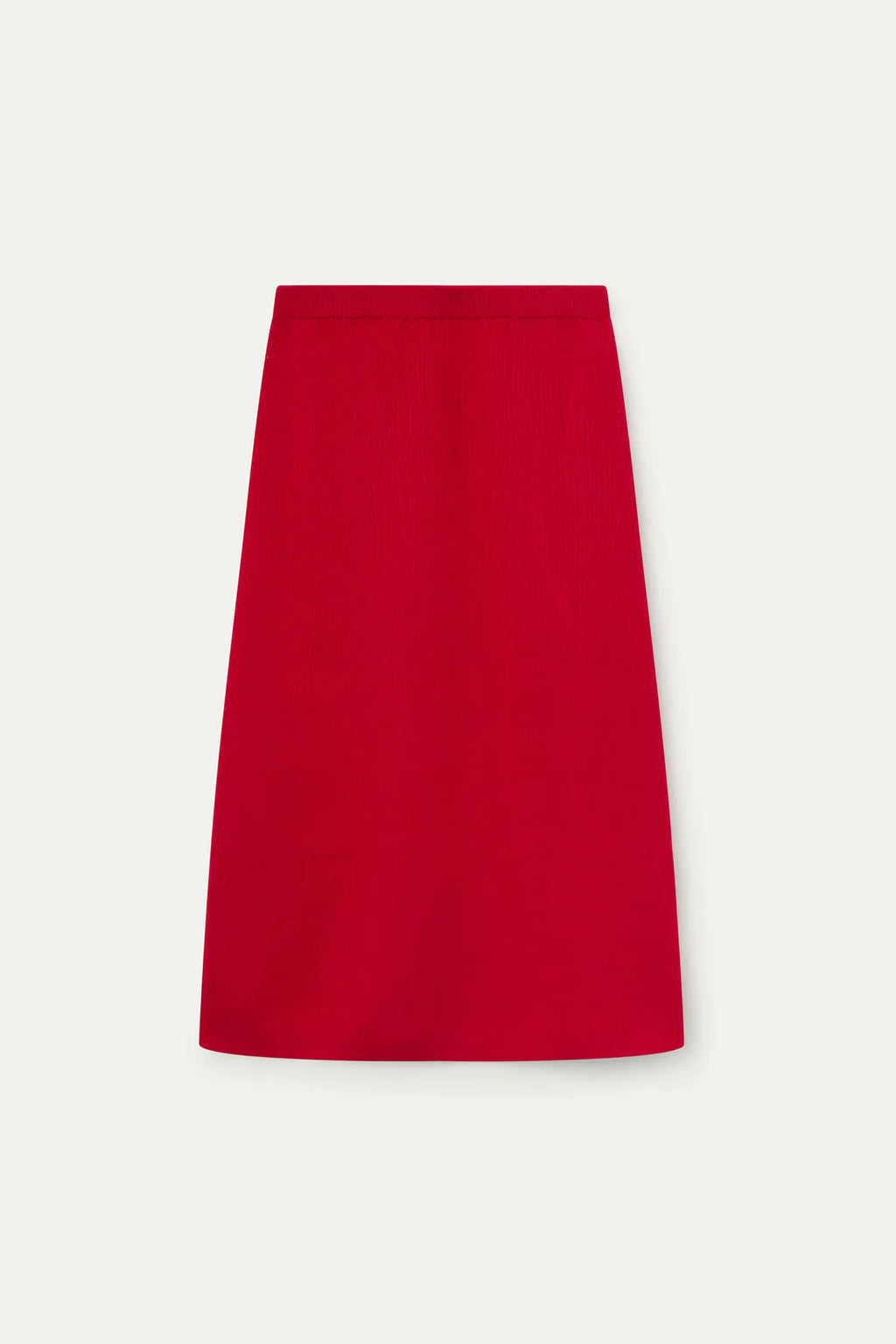 Compañía Red Knit Pencil Skirt