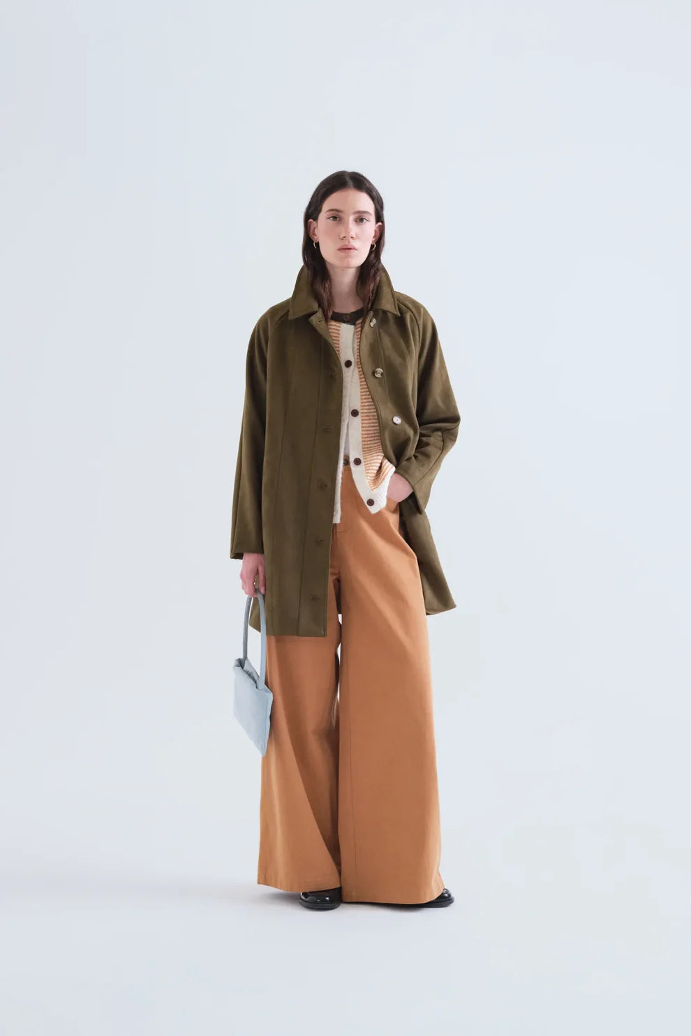 Compañia Fantástica 100% Cotton Camel High Waisted Jeans