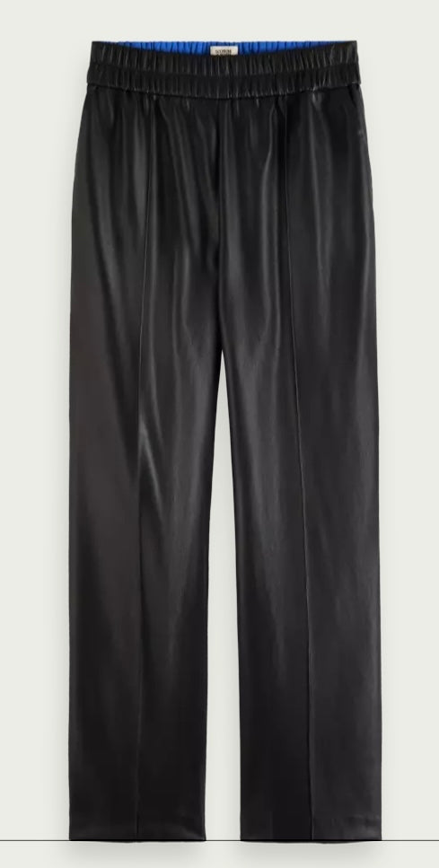 Scotch & Soda Midnight Faux Leather Pants
