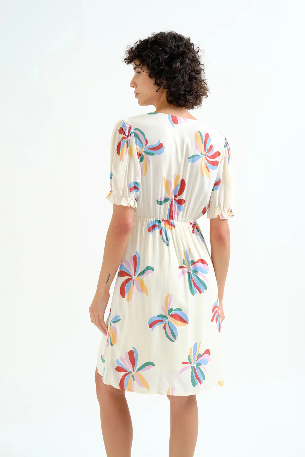 Compañía Floral Print Mini Dress