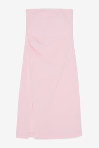 Ottod'Ame Baby Pink Bustier Dress With Slit