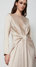 Load image into Gallery viewer, Ottod’Ame Champagne Fluid Long Sleeve Dress
